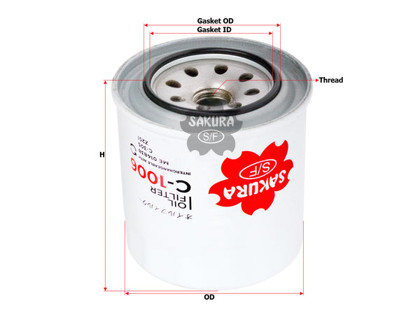 C-1006 Oil Filter Product Image