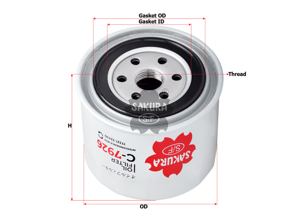 C-7926 Oil Filter Product Image