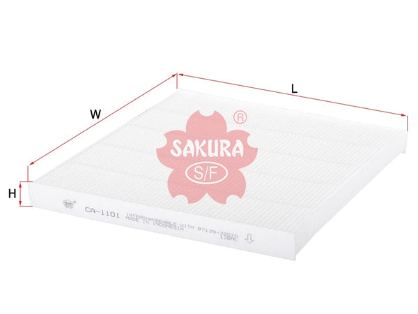 CA-1101 Cabin Air Filter Product Image