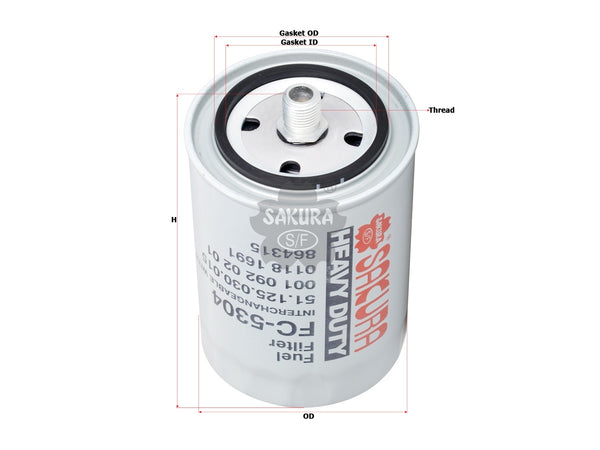 FC-5304 Fuel Filter Product Image