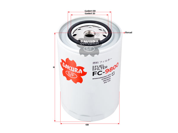 FC-9800 Fuel Filter Product Image
