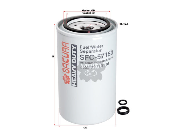 SFC-57150 Fuel / Water Separator Product Image