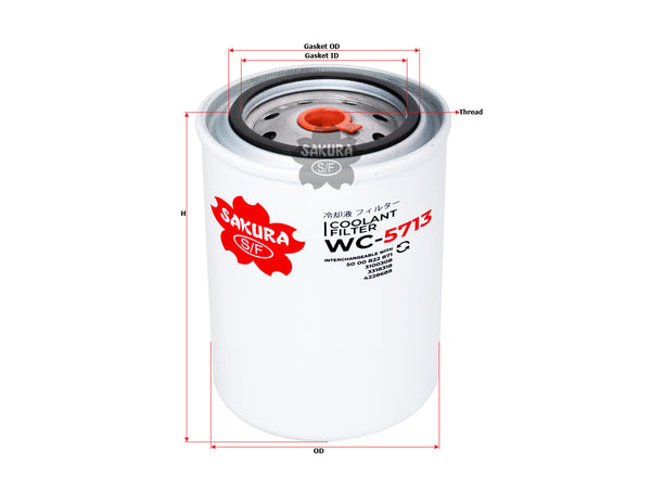 WC-5713 Coolant Filter Product Image