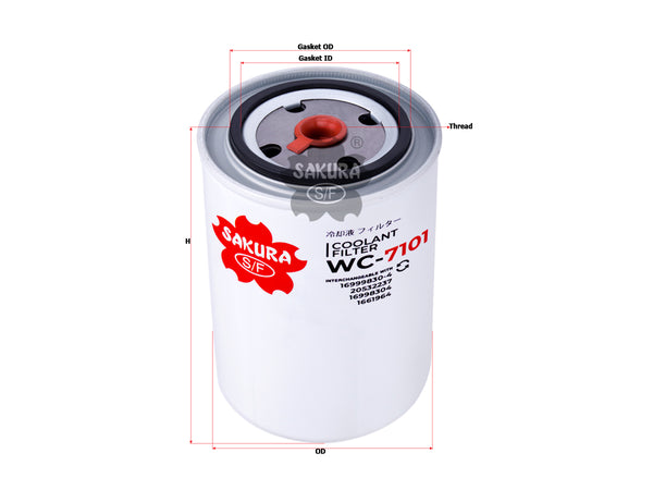 WC-7101 Coolant Filter Product Image
