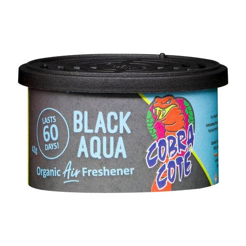 Black Aqua Cobra Cote Car Scent Organic Air Freshener