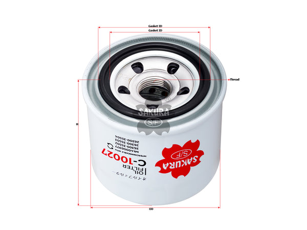 C-10027 Oil Filter Product Image