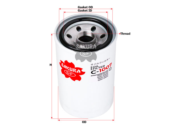 C-1007 Oil Filter Product Image