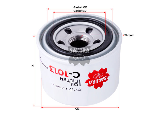 C-1013 Oil Filter Product Image