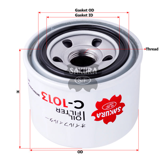 C-1013 Oil Filter Product Image