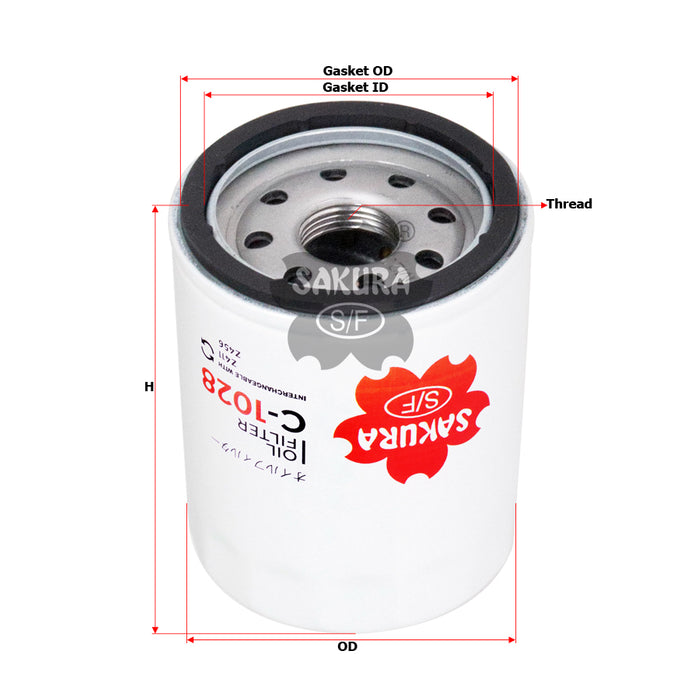C-1028 Oil Filter Product Image