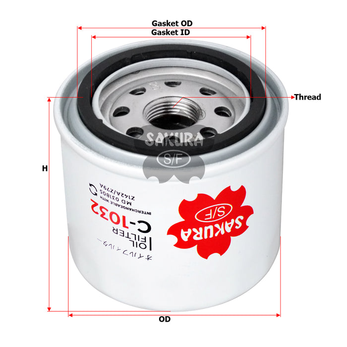 C-1032 Oil Filter Product Image