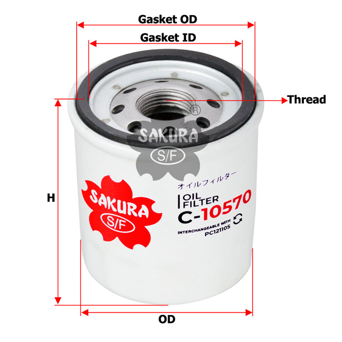 C-10570 Oil Filter Product Image