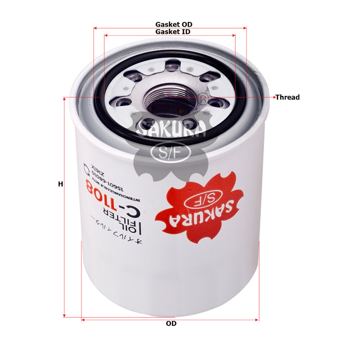 C-1108 Oil Filter Product Image
