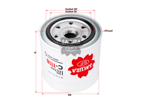 C-1118 Oil Filter Product Image