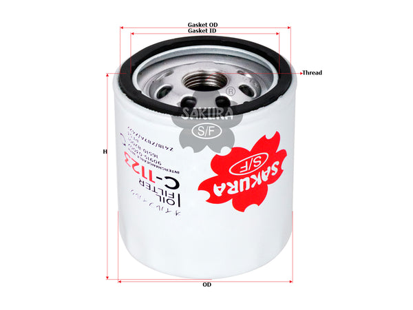C-1123 Oil Filter Product Image
