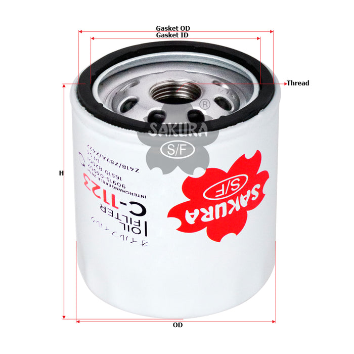 C-1123 Oil Filter Product Image