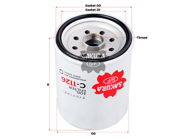 C-1126 Oil Filter Product Image