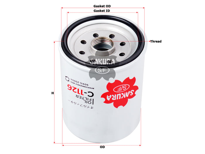 C-1126 Oil Filter Product Image