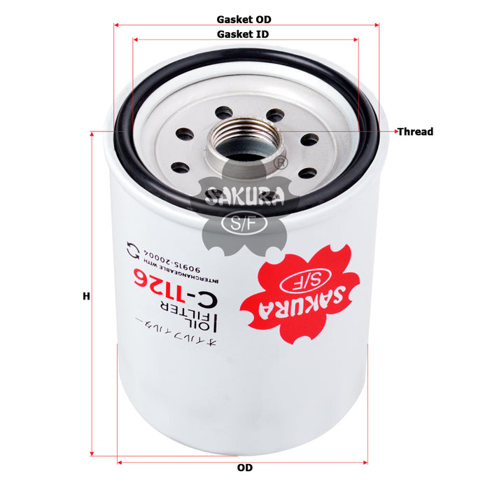 C-1126 Oil Filter Product Image