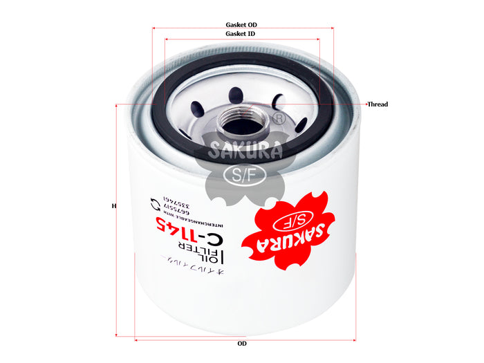 C-1145 Oil Filter Product Image