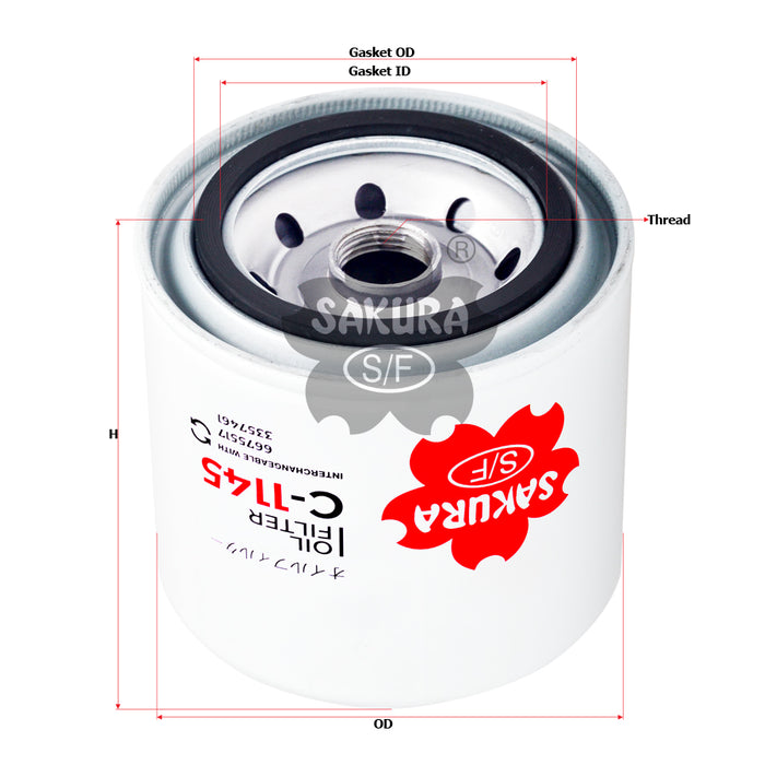 C-1145 Oil Filter Product Image