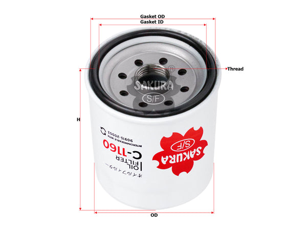 C-1160 Oil Filter Product Image