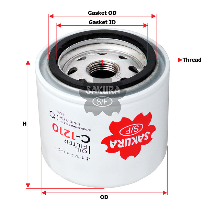 C-1210 Oil Filter Product Image