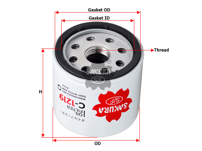 C-1219 Oil Filter Product Image