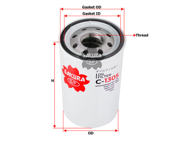 C-1305 Oil Filter Product Image