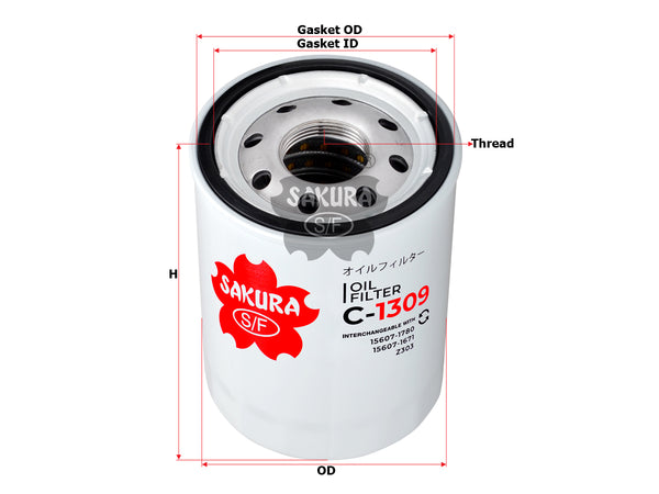 C-1309 Oil Filter Product Image