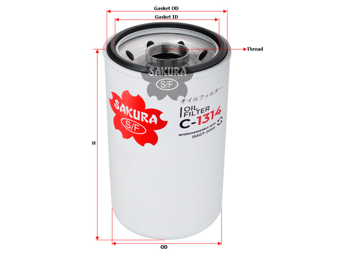 C-1314 Oil Filter Product Image