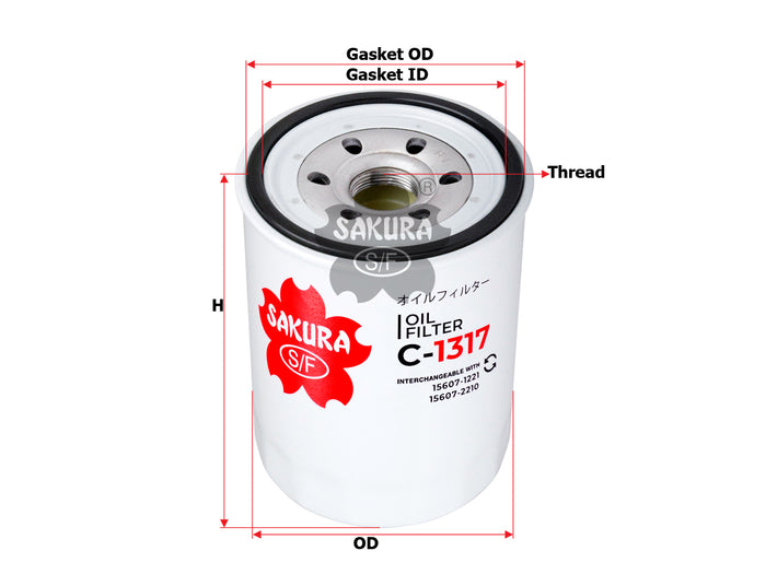 C-1317 Oil Filter Product Image