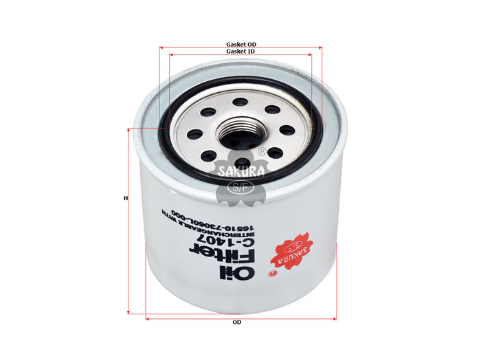 C-1407 Oil Filter Product Image