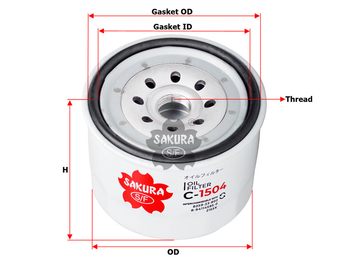 C-1504 Oil Filter Product Image