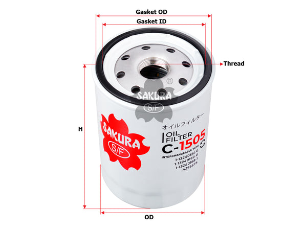 C-1505 Oil Filter Product Image