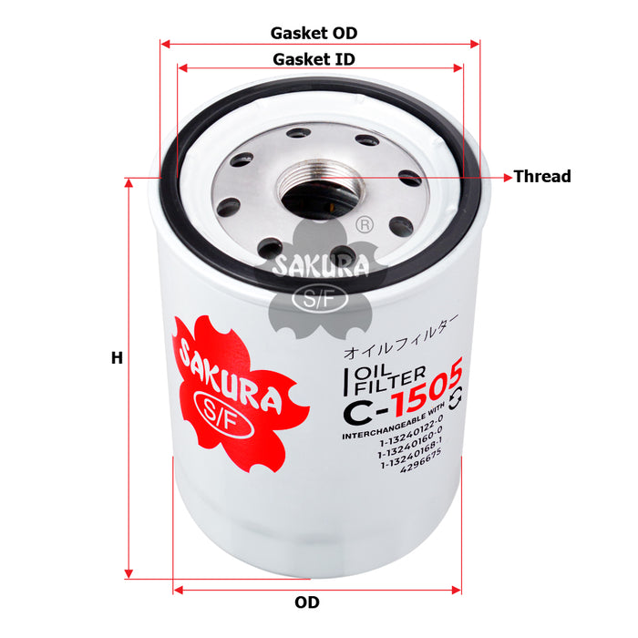 C-1505 Oil Filter Product Image