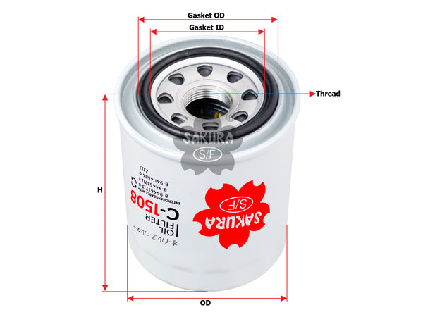 C-1508 Oil Filter Product Image