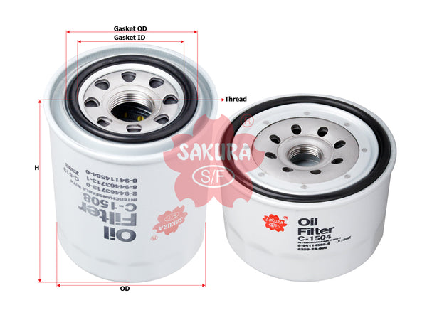 C-1512-S Oil Filter Product Image