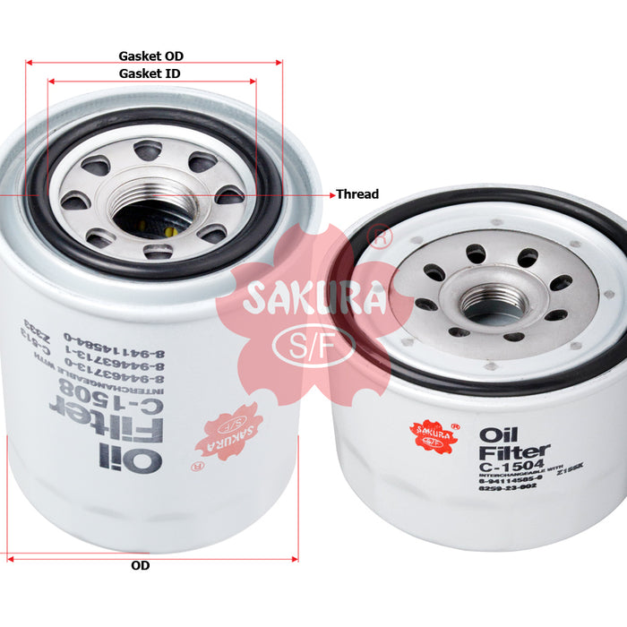 C-1512-S Oil Filter Product Image