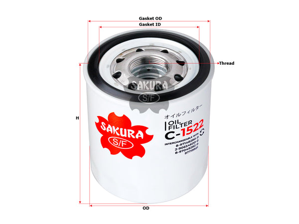 C-1522 Oil Filter Product Image