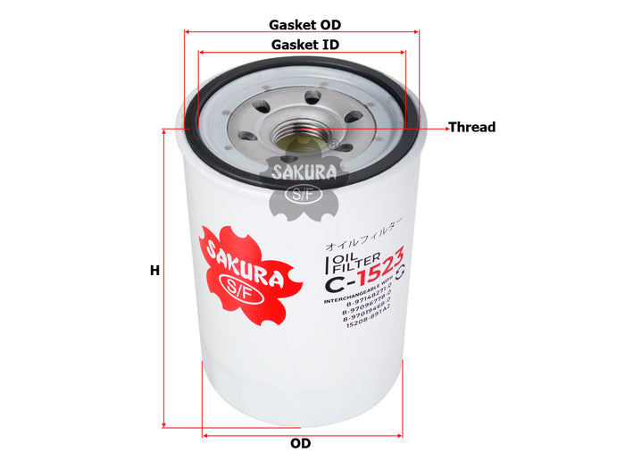 C-1523 Oil Filter Product Image