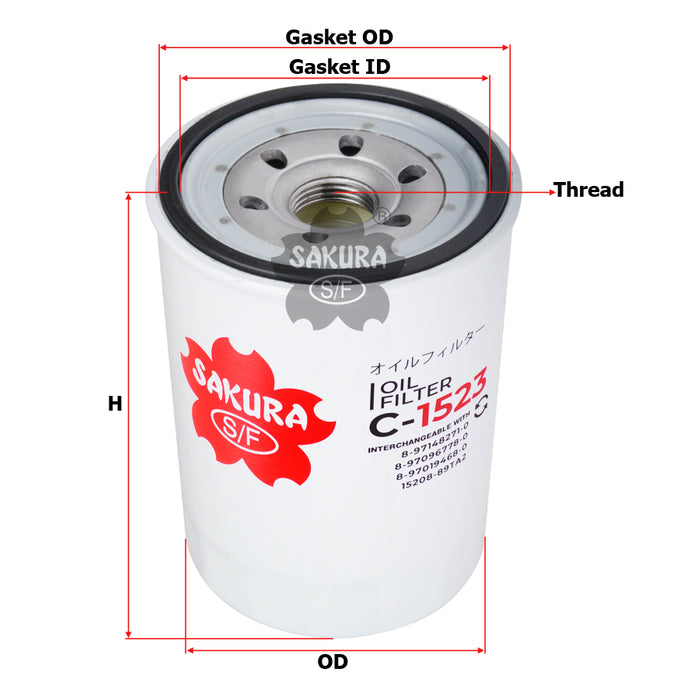 C-1523 Oil Filter Product Image