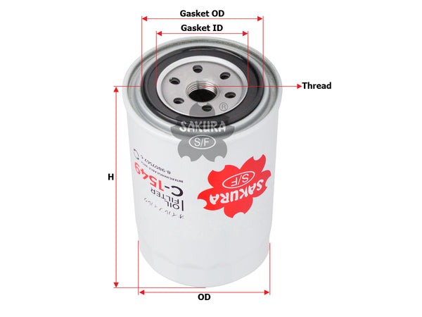 C-1549 Oil Filter Product Image