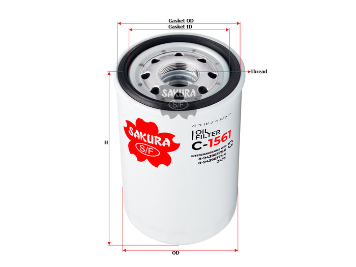 C-1561 Oil Filter Product Image