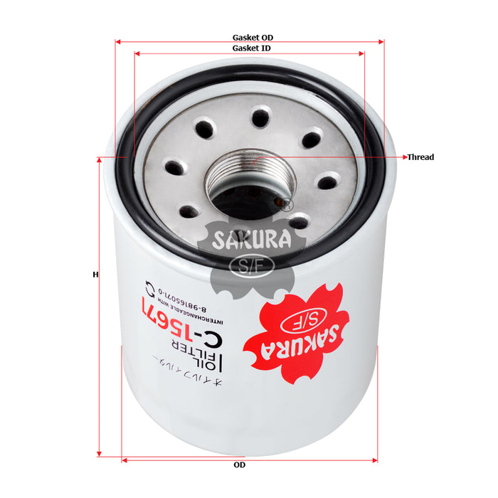 C-15671 Oil Filter Product Image
