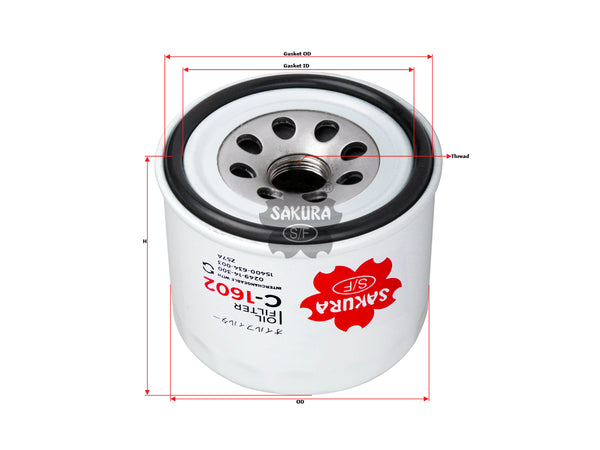 C-1602 Oil Filter Product Image