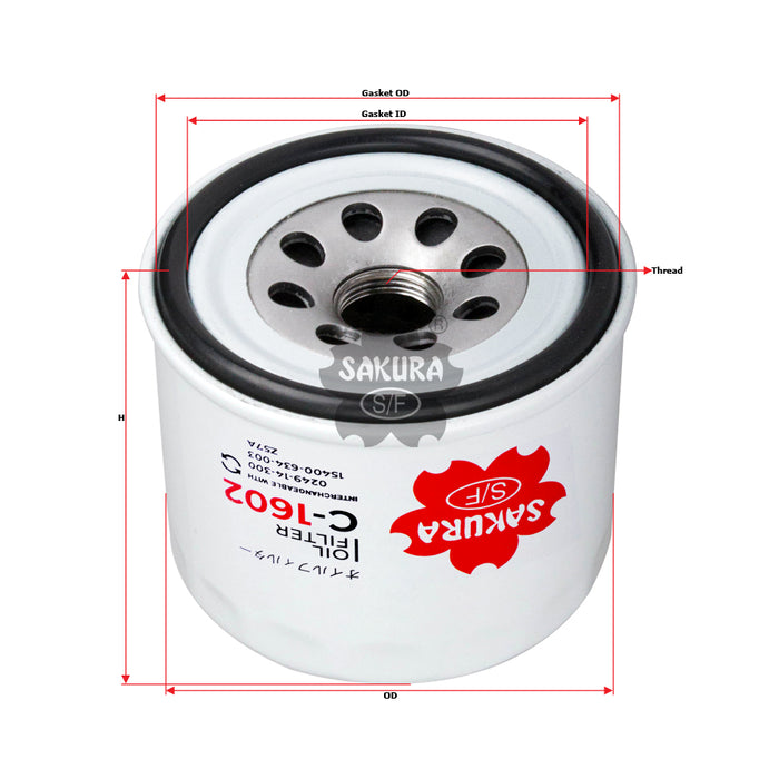 C-1602 Oil Filter Product Image