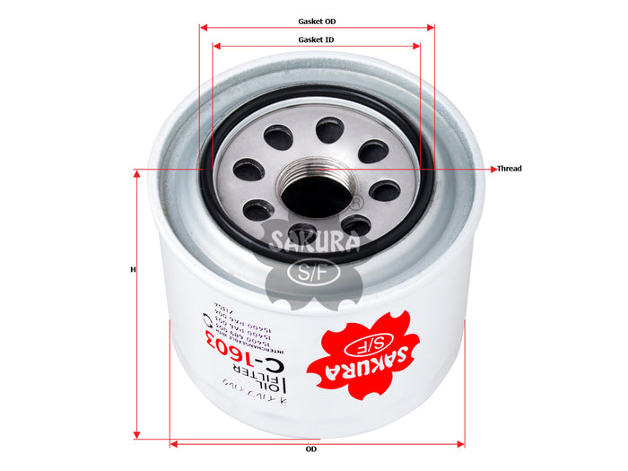 C-1603 Oil Filter Product Image