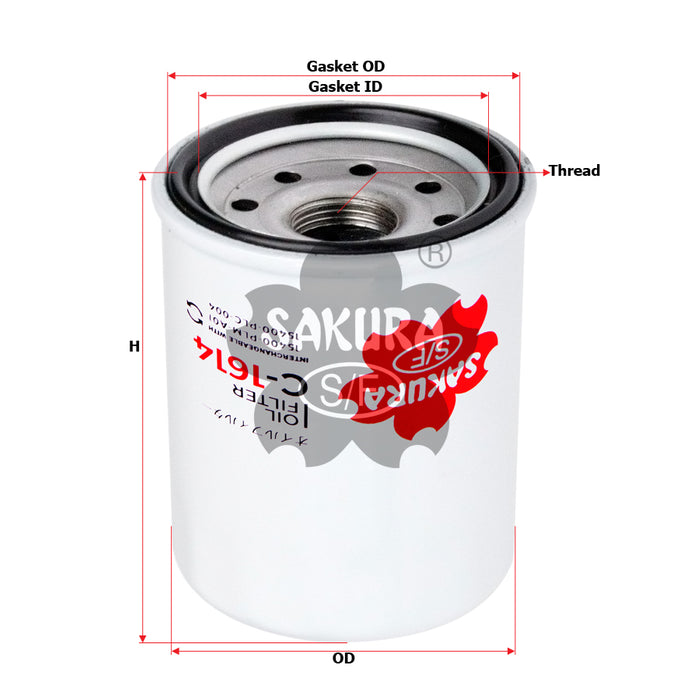 C-1614 Oil Filter Product Image