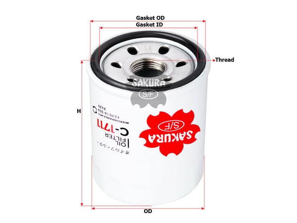 C-1711 Oil Filter Product Image